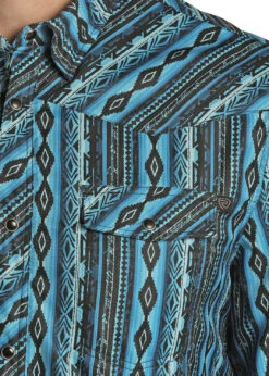 Men's Rock & Roll Cowboy Ripstop Snap Front Shirt #RRMSOSR09W -Deals West Wear Man Store 035f590501e251565b66db304bb1ef27