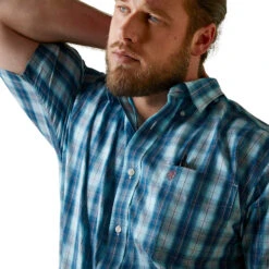 Men's Ariat Wrinkle Free Enzo Classic Fit Button Down Shirt #10044884 -Deals West Wear Man Store 0858be26f215dd919ec83ed17f3260bd