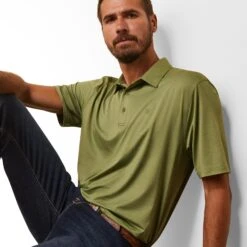 Men's Ariat Charger Polo Shirt #10043571 -Deals West Wear Man Store 214a11c834dedb1e8992f2f140c4cb2c