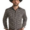 Men's Rough Stock Snap Front Shirt #RSMSOSR0F9