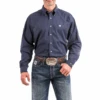 Men's Cinch Navy Button Down Shirt #MTW1104667