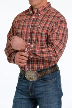 Men's Cinch Button Down Shirt #MTW1105524 -Deals West Wear Man Store 482ee74c8b8d8d2ade22e94339a793ea