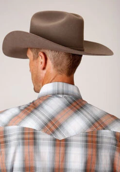 Men's Roper Snap Front Shirt #03-002-0278-4050 -Deals West Wear Man Store 4b5b81ebae8419522056e4fb915497eb