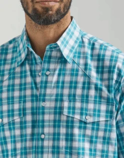 Men's Wrangler Wrinkle Resist Snap Front Shirt #112324685 -Deals West Wear Man Store 548526b7fb6168b6239a3f8b8c3161f0