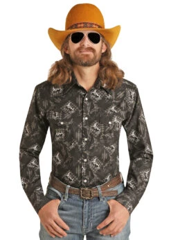 Men's Rock & Roll Snap Front Shirt #RRMSOSR091