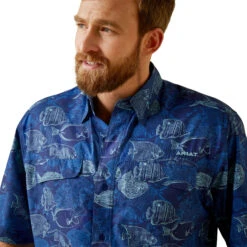 Men's Ariat VentTEK Outbound Classic Fit Button Down Shirt #10045023 -Deals West Wear Man Store 5a1fab652c75ea72775f23276115acdf