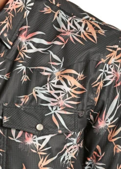 Men's Rock & Roll Cowboy Ripstop Snap Front Shirt #RRMS1SR0QS -Deals West Wear Man Store 5ba281e0d93cbf70a2635ab1b9557994