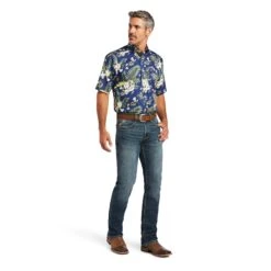 Men's Ariat Wrinkle Free Ephraim Classic Fit Button Down Shirt #10040725 -Deals West Wear Man Store 5c8c9c2948239e5d42f0751056fb7c21