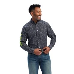 Men's Ariat Team Murray Fitted Button Down Shirt #10041792