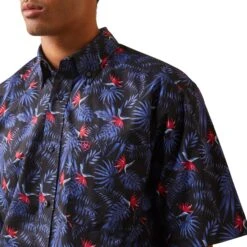 Men's Ariat Ike Button Down Shirt #10043622 -Deals West Wear Man Store 69ed789c9b64d7881ce73851cf65319c