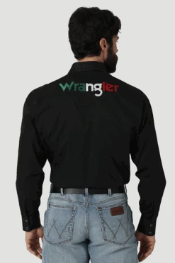 Men's Wrangler Logo Snap Front Shirt #112317124 -Deals West Wear Man Store 6dddbdb41ee3c75943df4ed882d7b425 e8d3ee04 5112 4fba a09a d1d4ae49e5f2