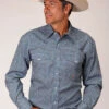 Men's Roper Snap Front Shirt #03-001-0225-4013