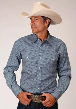 Men's Roper Snap Front Shirt #03-001-0225-4013