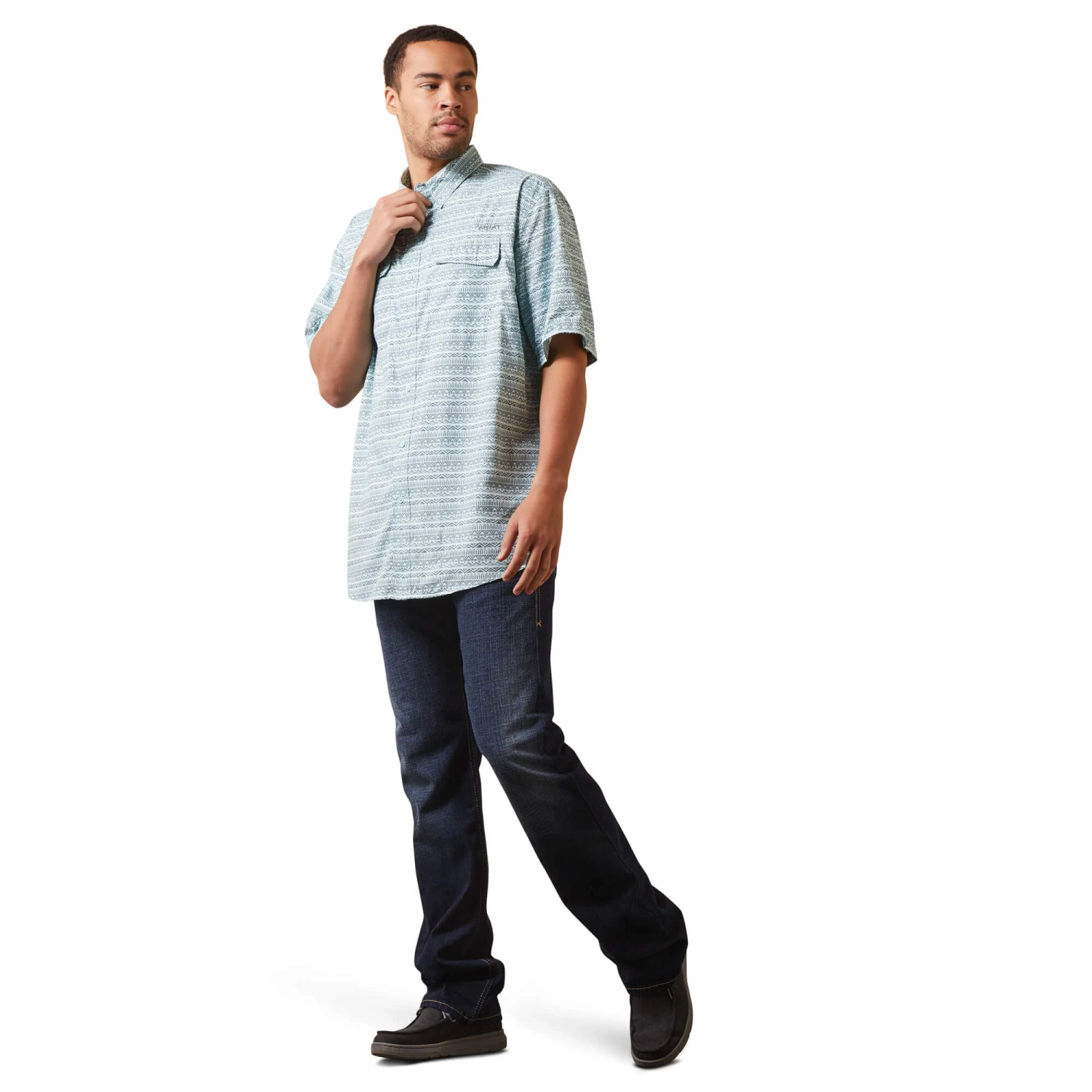 Men's Ariat VentTEK Outbound Classic Fit Button Down Shirt #10043348 3 Men's Ariat VentTEK Outbound Classic Fit Button Down Shirt #10043348 - Image 3