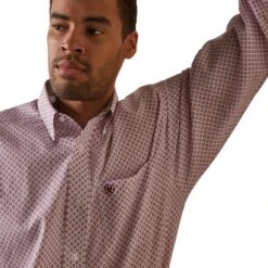 Men's Ariat Oakly Button Down Shirt #10043857 -Deals West Wear Man Store 7bec645693cc273a98a17c6901afaa34