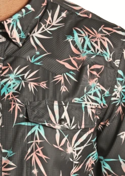 Men's Rock & Roll Cowboy Ripstop Snap Front Shirt #RRMS1SR0RS -Deals West Wear Man Store 7cd05c8279080e7352101938e556ace5