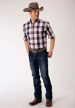 Men's Roper Button Down Shirt #03-002-0378-4048 -Deals West Wear Man Store 8785c46b417470147a43cc0d0d8d3d81