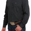 Men's Cinch Black Button Down Shirt #MTW1105500BLK