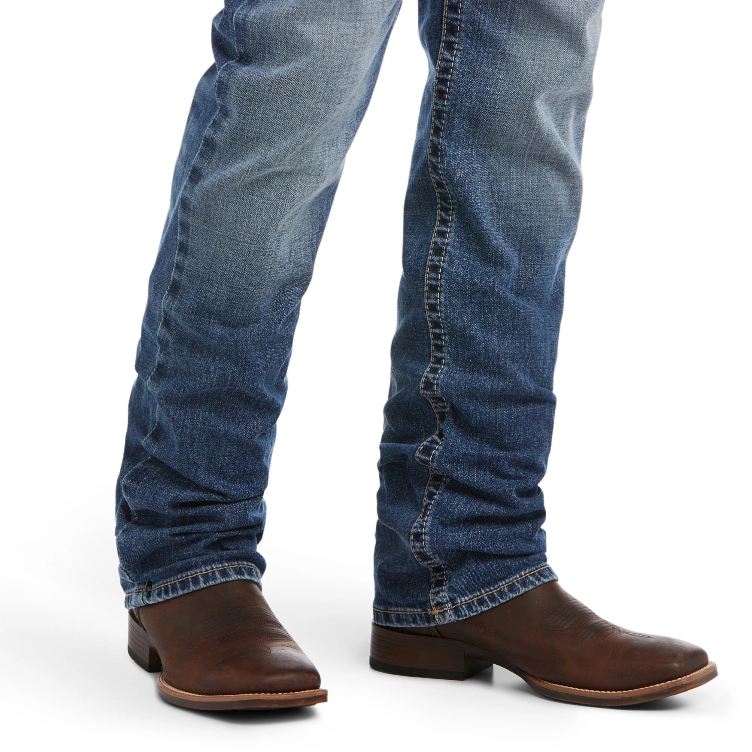 Men's Ariat M4 Low Rise Stretch Longspur Stackable Straight Leg Jean #10036879 7 Men's Ariat M4 Low Rise Stretch Longspur Stackable Straight Leg Jean #10036879 - Image 7