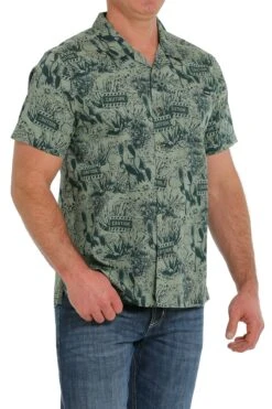 Men's Cinch Button Down Shirt #MTW1401026 -Deals West Wear Man Store abcfc8bed0a33942838f0ed09fc04637
