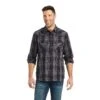 Men's Ariat Herrold Retro Fit Snap Front Shirt #10042365