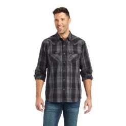 Men's Ariat Herrold Retro Fit Snap Front Shirt #10042365
