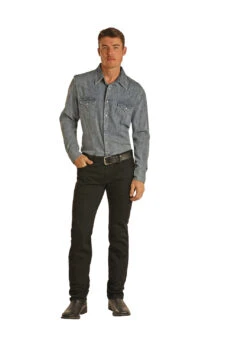 Men's Rock & Roll Cowboy Slim Fit Bootcut Jeans #RRMD1RR0N5 -Deals West Wear Man Store b8d56b98d50f38866df3aceac42f44c2