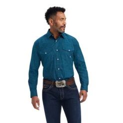 Men's Ariat Freddie Classic Fit Snap Front Shirt #10041741
