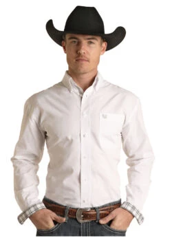 Men's Rough Stock Button Down Shirt #RSMSODRYTU