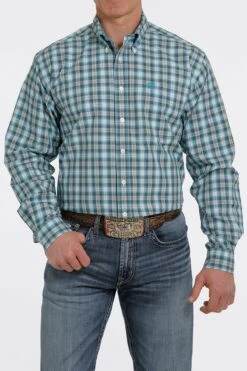Men's Cinch Button Down Shirt #MTW1105371 -Deals West Wear Man Store c9432da02cf1dee21ca5677518e9cf34