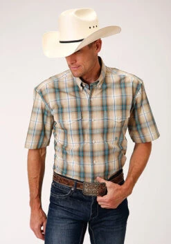 Men's Roper Button Down Shirt #03-002-0378-4047TA