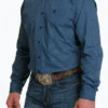 Men's Cinch Button Down Shirt #MTW1105510BLU