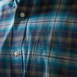 Men's Ariat Kenneth Plaid Button Down Shirt #10043645 -Deals West Wear Man Store d03f65afe997667cb0bb0fce0c5bbf20