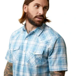 Men's Ariat Hanniston Retro Snap Front Shirt #10044967 -Deals West Wear Man Store d2673fd4ffc337eccf1ef37edb7a3b47