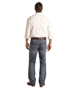 Men's Rock & Roll Cowboy Double Barrel Straight Leg Jean #RRMD0SRZSP -Deals West Wear Man Store d4fade565f92351789365edb3cc5d5ef