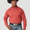 Men's Wrangler George Strait Button Down Shirt #112317176