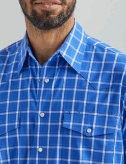 Men's Wrangler Wrinkle Resist Snap Front Shirt #112324664 -Deals West Wear Man Store dc4dfbadb0fc3a9005ec8cae1adf7374