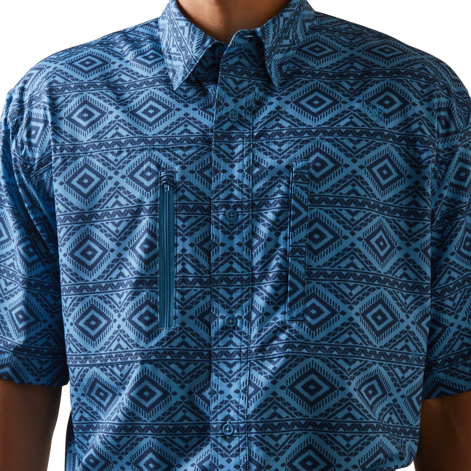 Men's Ariat VenTEK Button Down Shirt #10043512 3 Men's Ariat VenTEK Button Down Shirt #10043512 - Image 3