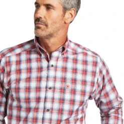 Men's Ariat Pro Series Findley Fitted Button Down Shirt #10040570 -Deals West Wear Man Store e525fc1a48a795355272a4acbe2dd693