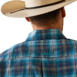 Men's Ariat Kenneth Plaid Button Down Shirt #10043645 -Deals West Wear Man Store e6d8891be16a8e5176724d9459d4c3e2