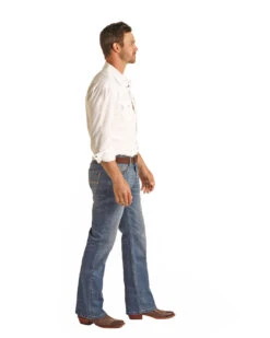 Men's Rock & Roll Cowboy Double Barrel Bootcut Jean #RRMD0DRZSO