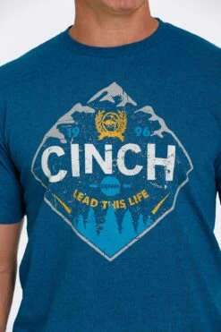 Men's Cinch Teal T-Shirt #MTT1690510 -Deals West Wear Man Store f938ad4fa83e73e3b67e328b43cec1d8