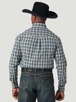 Men's Wrangler George Strait Button Down Shirt #112317187 -Deals West Wear Man Store fe4ef1e1c0eedbabc460dff72b17b353